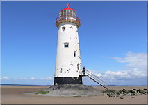 SJ1285 : Point of Ayr Lighthouse by Mat Fascione