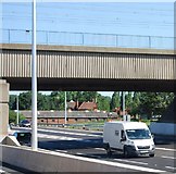 TQ5792 : Railway bridge over the M25 by N Chadwick