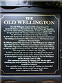 A sign at the Old Wellington Inn