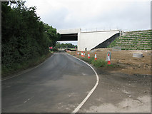 TR3364 : New bridge over Cottington Road and the railway by Nick Smith