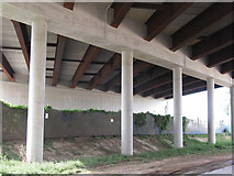 TR3364 : The underside of the new bridge over Cottington Road by Nick Smith