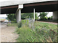 The new road bridge over Cottington Road and the railway