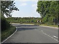 Sharp bend on the A44