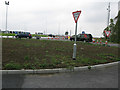 Junction of the new access road onto the A256