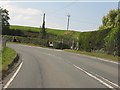 Tight bend on the A44 at Lyonshall Nurseries