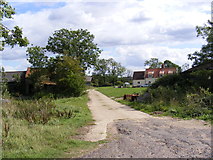 TM2257 : The Entrance to Wright's Farm by Geographer