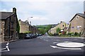 Roundabout at the southern end of Waterside, Hadfield