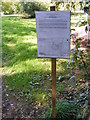 Footpath Amendment Notice on the footpath to Bird