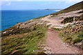 SW7453 : The Southwest Coast Path at Perranporth by Steve Daniels