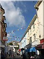 Bunting on Fore Street, Brixham