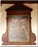 TG1127 : St Peter & St Paul, Heydon - Royal Arms by John Salmon