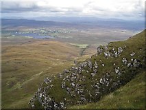 NG2144 : Outcrop at the summit of Healabhal Mhòr by Richard Dorrell