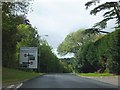 B3344 approaching A38 from Chudleigh