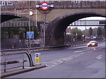 TQ2388 : Northern Line bridge over the North Circular, Golders Green by David Howard