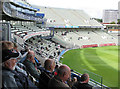 SP0684 : Edgbaston Cricket Ground: watching from the new pavilion by John Sutton