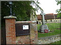 War memorial, St James the Great Aston Abbotts