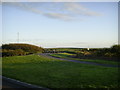 Picnic tables by the A487, Roch