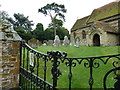 Holy Cross Hoggeston- church gates