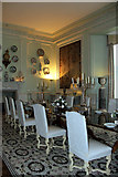 TQ8353 : Dining Room, Leeds Castle, Kent by Christine Matthews