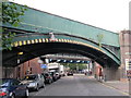 Railway and underground bridges over Christchurch Avenue, NW2