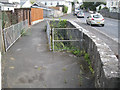 Plymouth Road and a footpath cross a brook