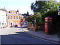 TM2749 : Market Hill & Market Hill Postbox by Geographer