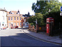 TM2749 : Market Hill & Market Hill Postbox by Geographer