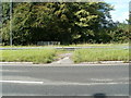 Footway across the central reservation, Croesyceiliog Bypass