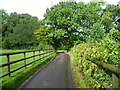 TQ6664 : Lane by Coomb Hill Farm by Marathon