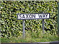 TM2750 : Saxon Way sign by Geographer
