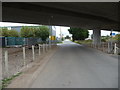 Access road under the A525 near Rhuddlan