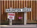 Naunton Road sign