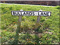 Bullards Lane sign