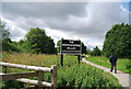 Entering the Ingrebourne Valley Local Nature Reserve