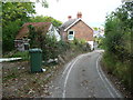 In the back lanes of New Quay