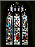 SU1868 : Stained glass window (1 of 5) St Peter's Church, Marlborough by Brian Robert Marshall