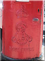 Edward VII postbox, Temple Fortune Parade, Finchley Road, NW11 - royal cipher