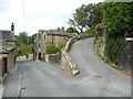 Junction of South Lane (left) and New Laithe Lane, Holmfirth