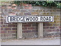 Bridgewood Road sign