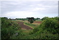 Farmland east of Ford Station