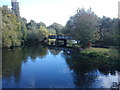 Old railway bridge over the Great Ouse at Bedford