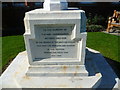 Inscription on the war memorial at Dulwich Hospital