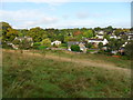 Housing and fields, eastern Almondbury.