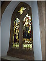 Inside St James the Great, Aston Abbotts- stained glass window 1