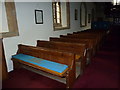 Inside St James the Great, Aston Abbotts- pews