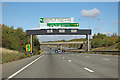 A13 approaching A1306 junction