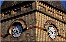 J3979 : Two clocks, Holywood by Albert Bridge