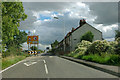 Traffic calming past New Cottages