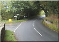 Road junction north of Bwlch