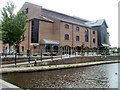 Brecon canalside theatre viewed from the west